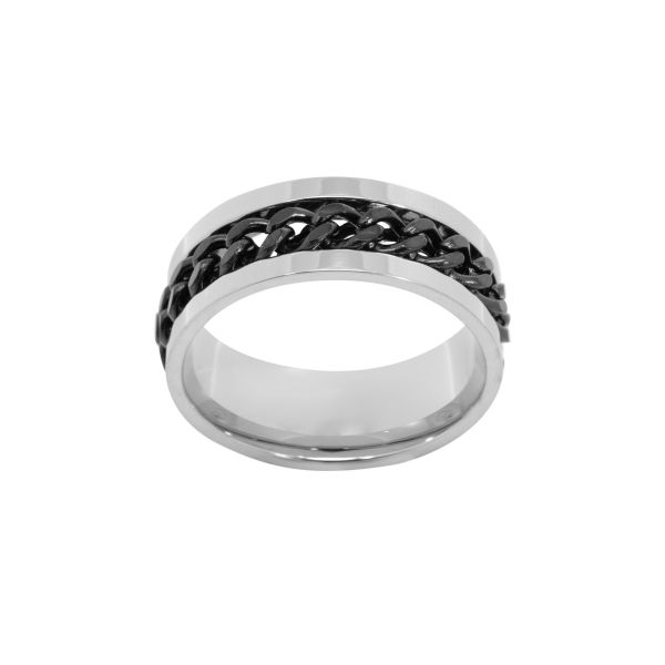 Anello in Acciaio Fascia