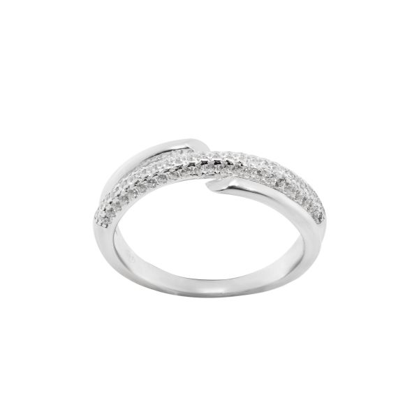 Anello in Argento Zirconi