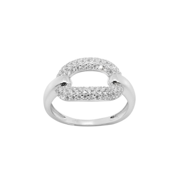 Anello in Argento Zirconi