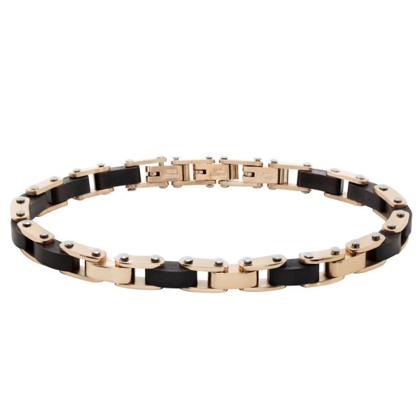 Bracciale in Legno e Acciaio