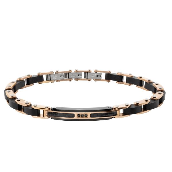 Bracciale in Legno e Acciaio