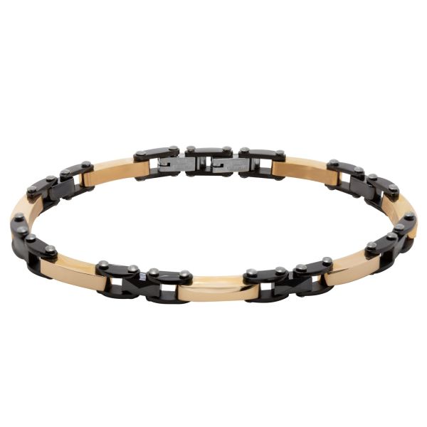 Bracciale in Acciaio e Ceramica