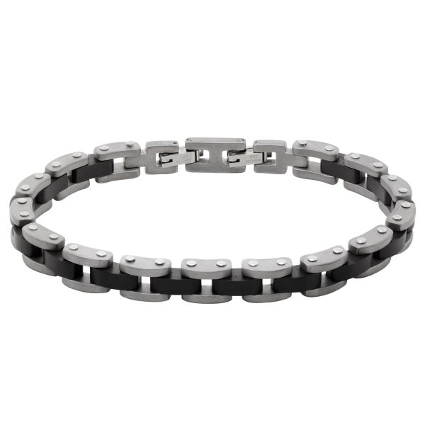 Bracciale in Legno e Acciaio