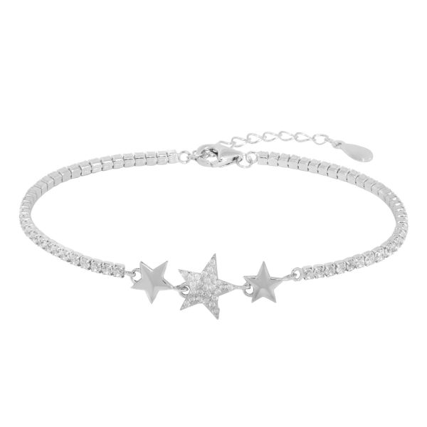Bracciale in Argento Tennis