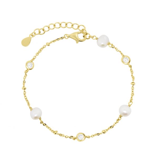 Bracciale in Argento Perla