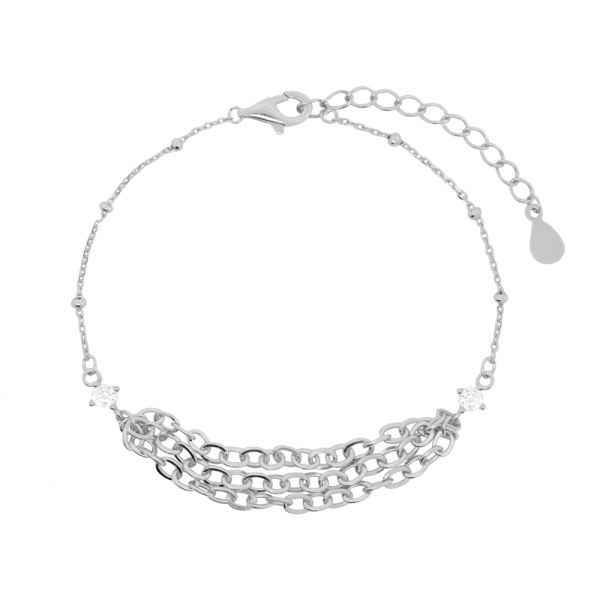 Bracciale in Argento Catena