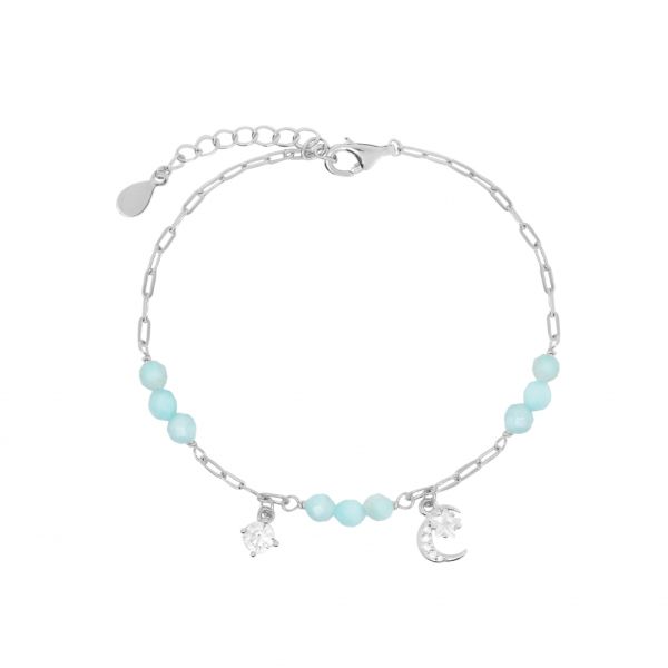 Bracciale in Argento Amazzonite