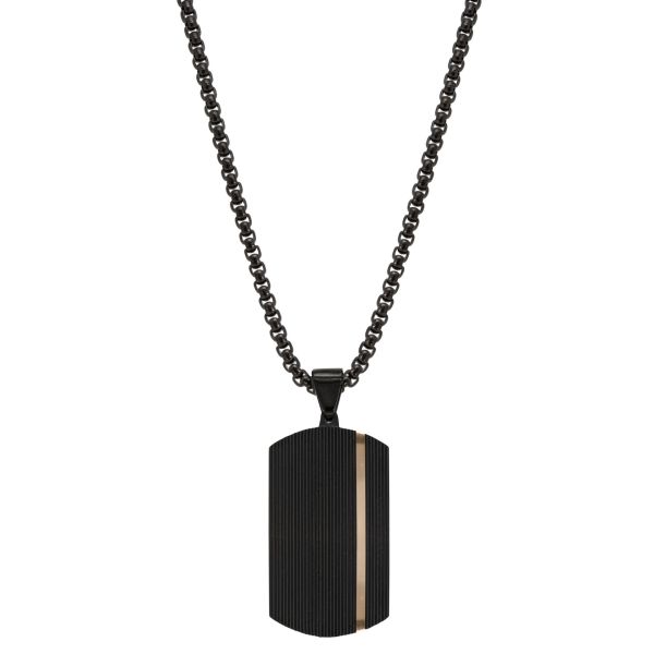 Girocollo in Acciaio Piastrina