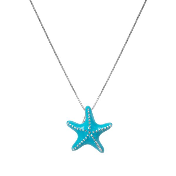 Girocollo in Argento Stella marina