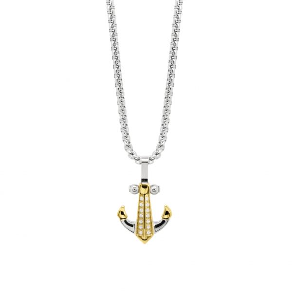 Girocollo in Acciaio Ancora