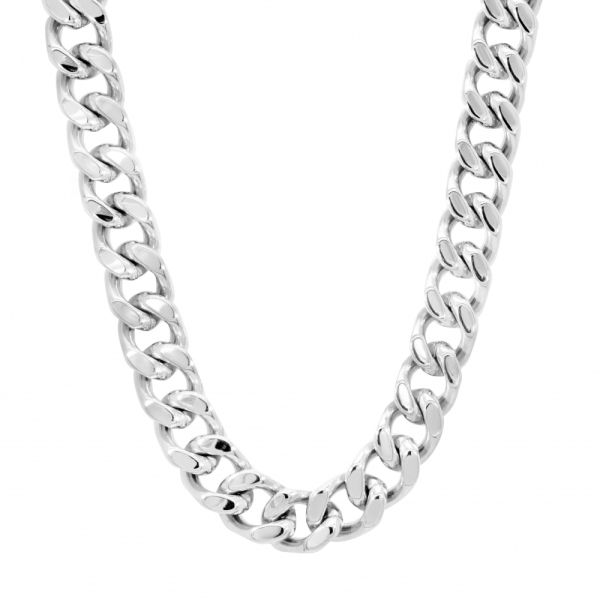 Girocollo in Acciaio Catena