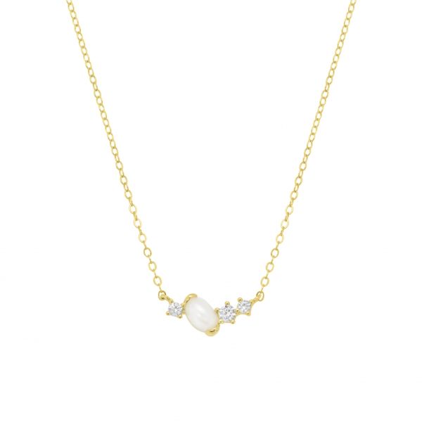 Girocollo in Argento Perla