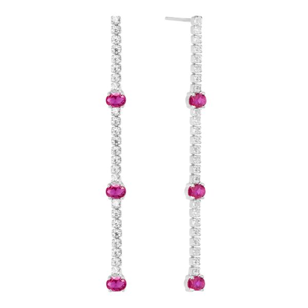 Orecchini in Argento Tennis
