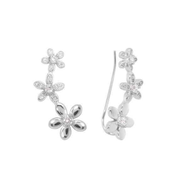 Orecchini in Argento Fiore