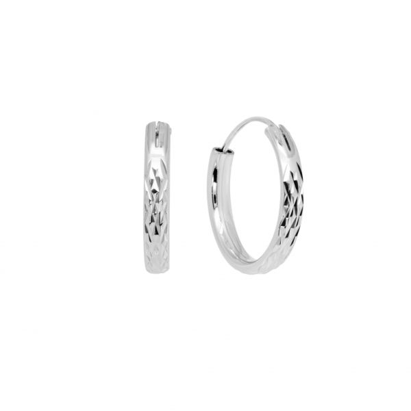 Orecchini in Argento Cerchio 15 mm