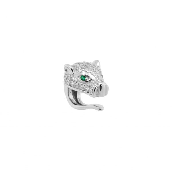 Ear Cuff in Argento Tigre
