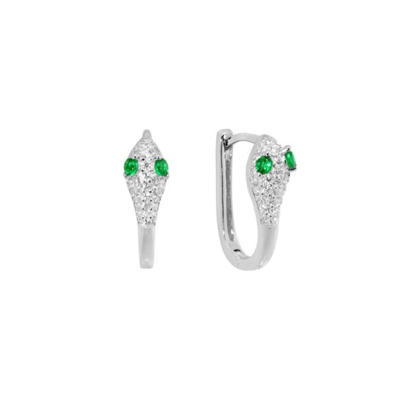 Orecchini in Argento Serpente
