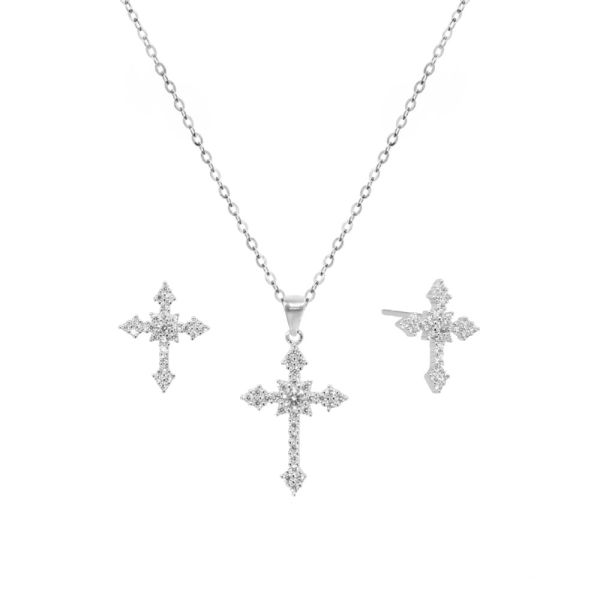 Set in Argento Croce