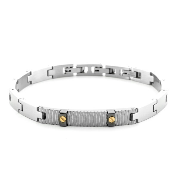 Bracciale Acciaio e Oro