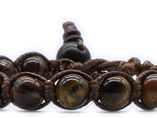 Bracciale Tibetano Occhio di tigre 8mm