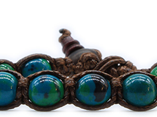 Bracciale Tibetano Crisocolla 8mm