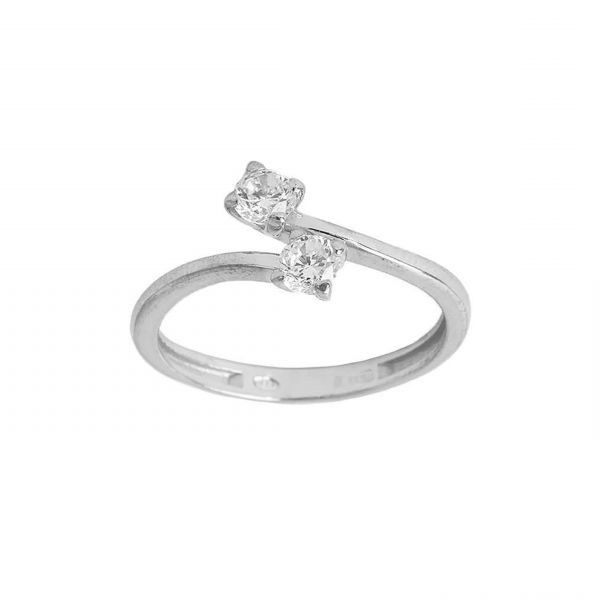 Anello in Argento Zirconi