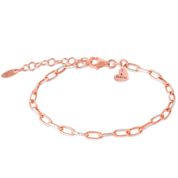 Bracciale in Argento rosé 16,5 cm