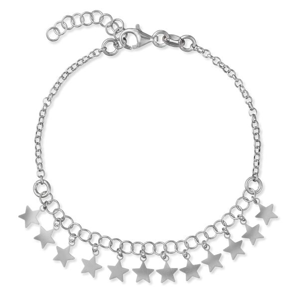 Bracciale in Argento Stelle