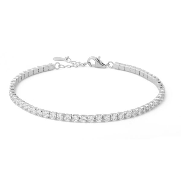 Bracciale Tennis in Argento 2,5 mm