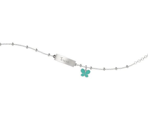 Bracciale in Argento Farfalla tiffany