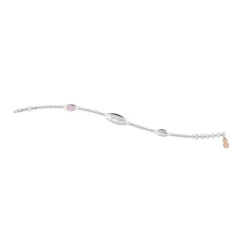 Bracciale in Argento Corona rosa