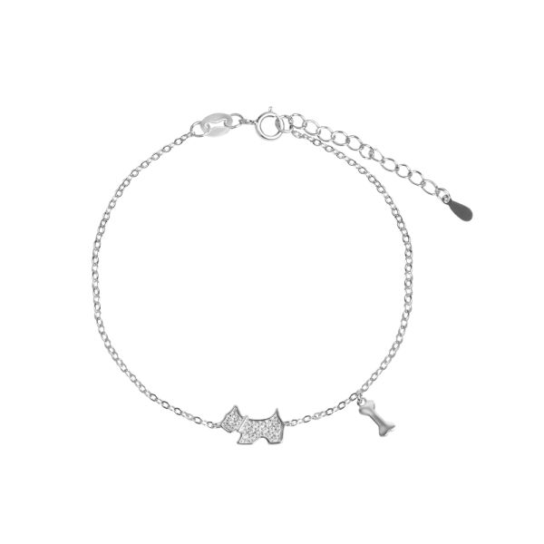 Bracciale in Argento Cane