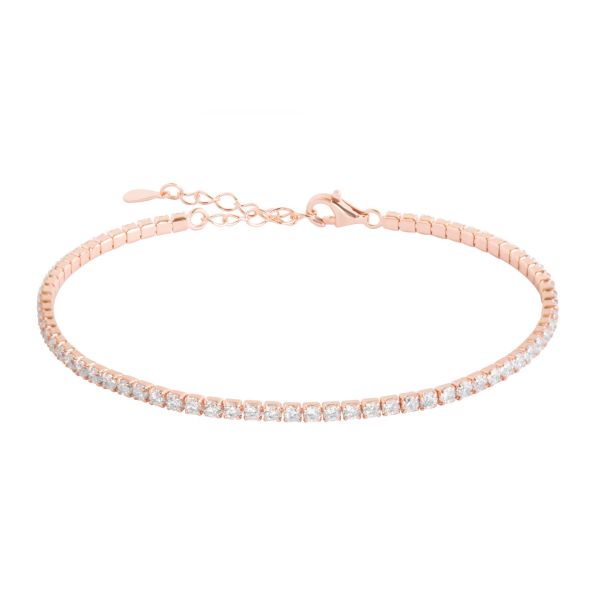 Bracciale Tennis in Argento 2 mm