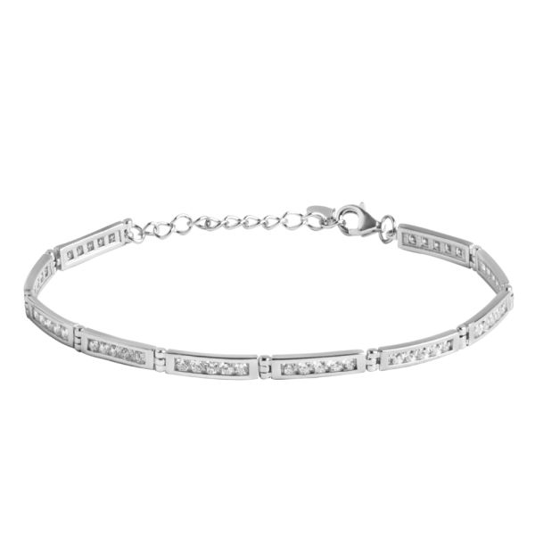 Bracciale Tennis in Argento