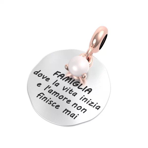 Charm Famiglia Dove la vita inizia e l'amore non finisce mai