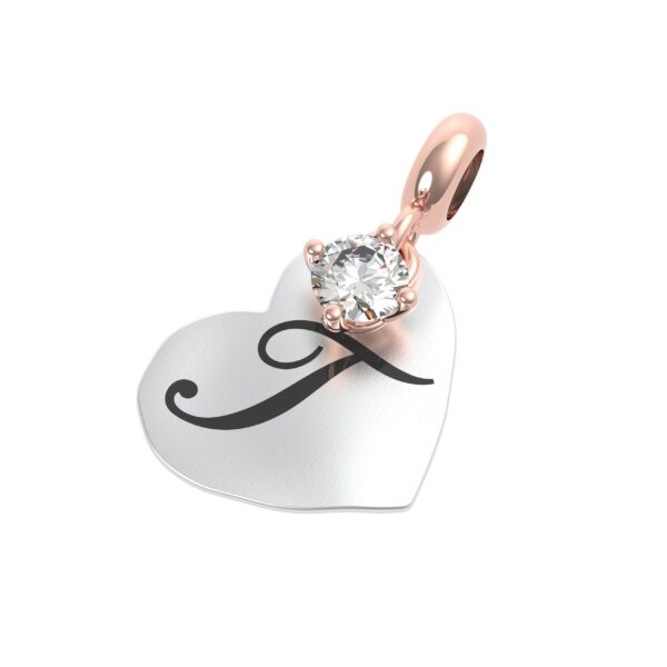 Charm Lettera T - Mini
