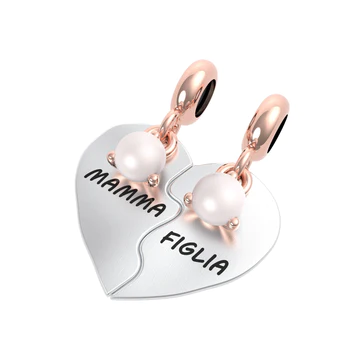 Charm Mamma - Figlia Set di 2 charms