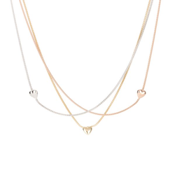 Girocollo in Argento Tre Cuori
