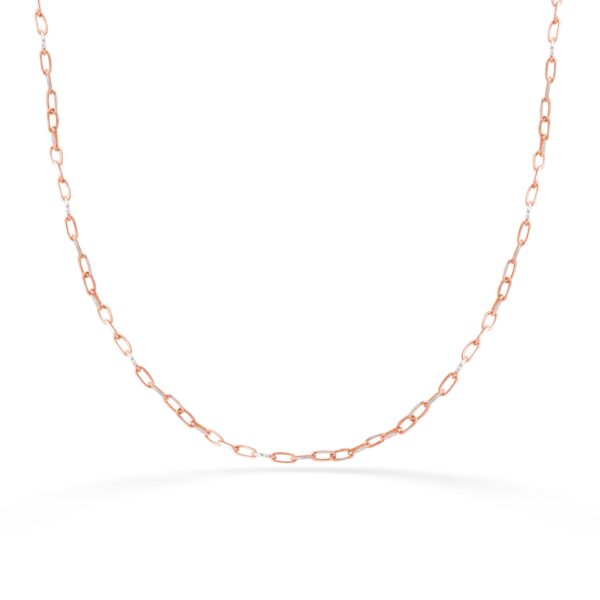 Collana in Argento rosé 38 cm