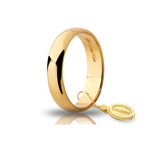 Fede Nunziale Larga gr.4 in oro giallo