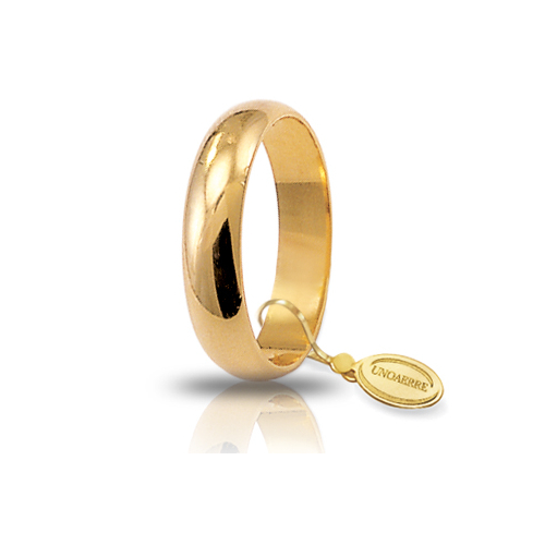 Fede Nunziale Larga gr.5 in oro giallo