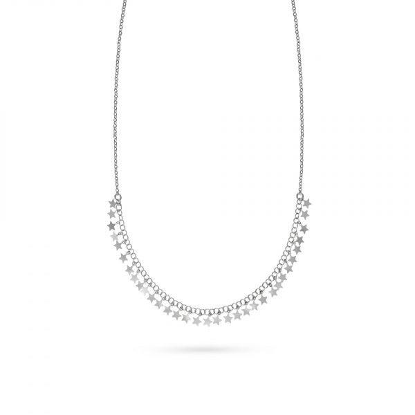 Girocollo in Argento Stelle