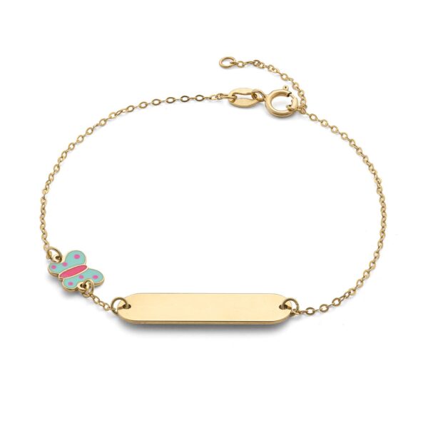 Bracciale Farfalla Oro giallo 9 karati
