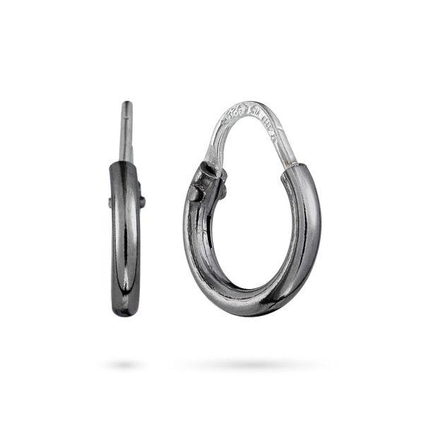 Orecchini in Argento Veretta 11 mm