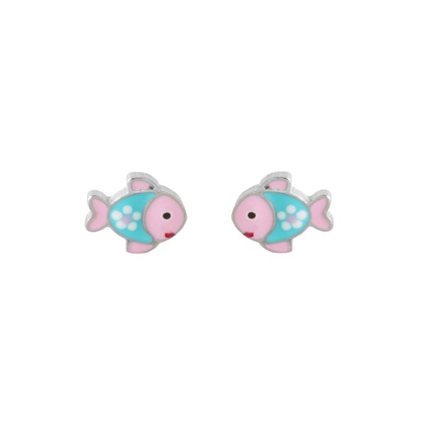 Orecchini in Argento Pesce