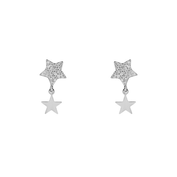 Orecchini in Argento Stella pendente