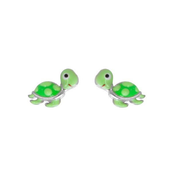 Orecchini in Argento Tartaruga