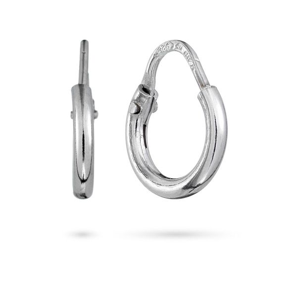 Orecchini in Argento Veretta 11 mm