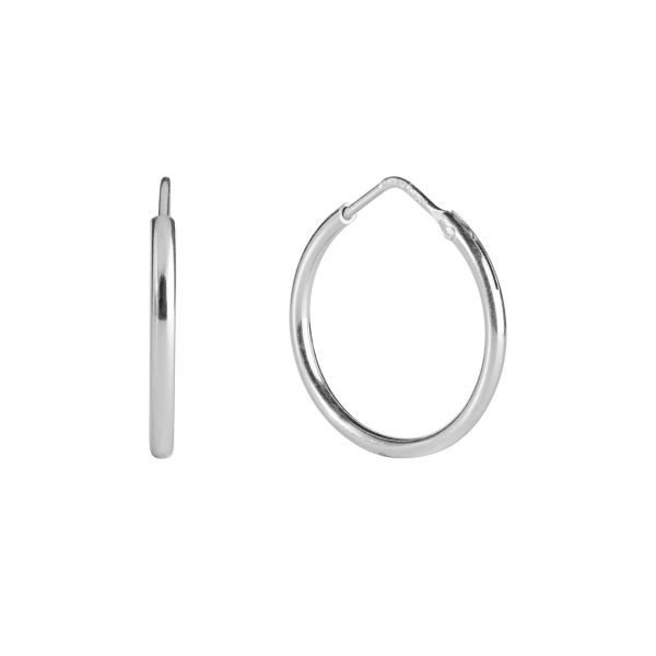 Orecchini in Argento Veretta 23 mm