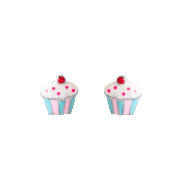Orecchini in Argento Cupcake